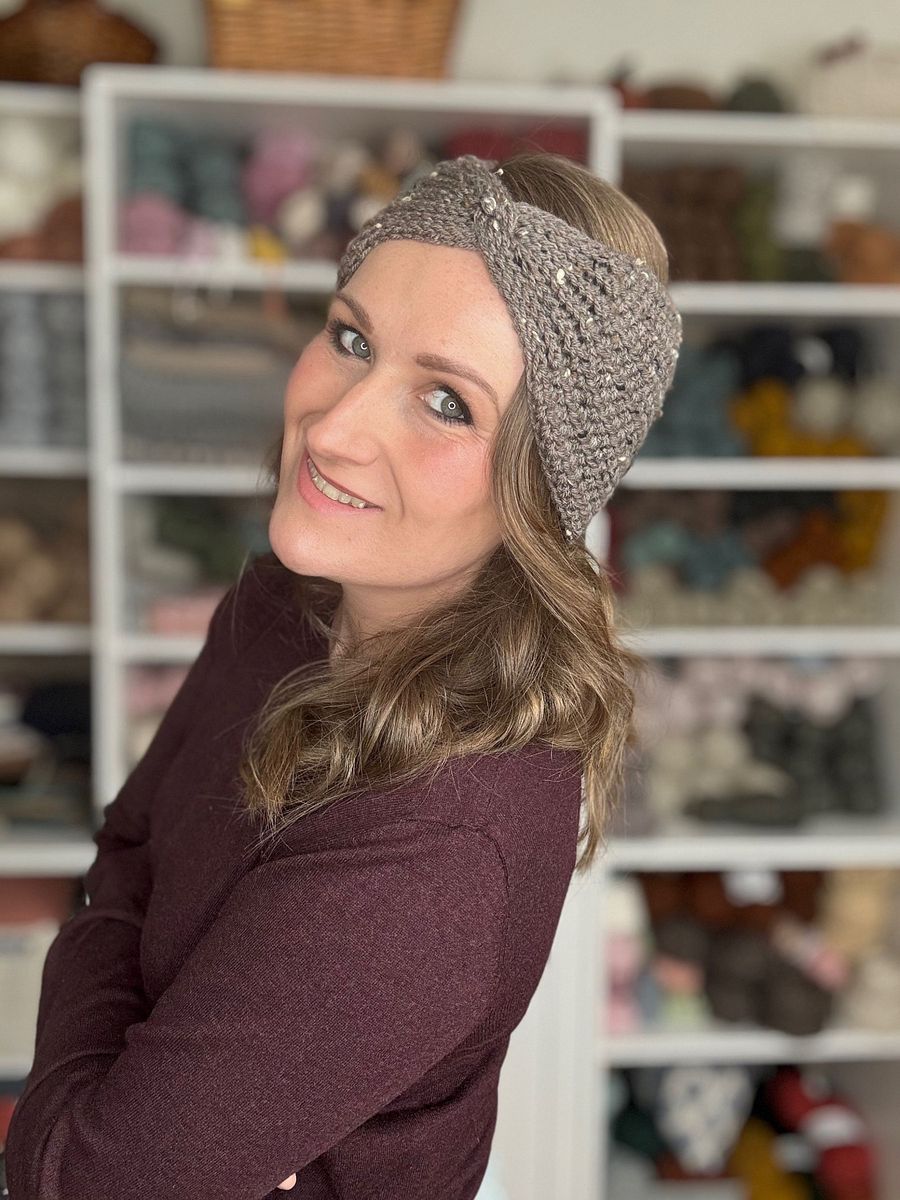 Easy Tweedy Crochet Ear Warmer Pattern PDF product image (7)
