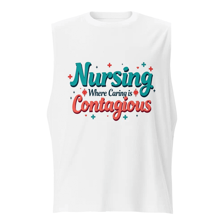 Caring is Contagious Muscle Tank product image (1)