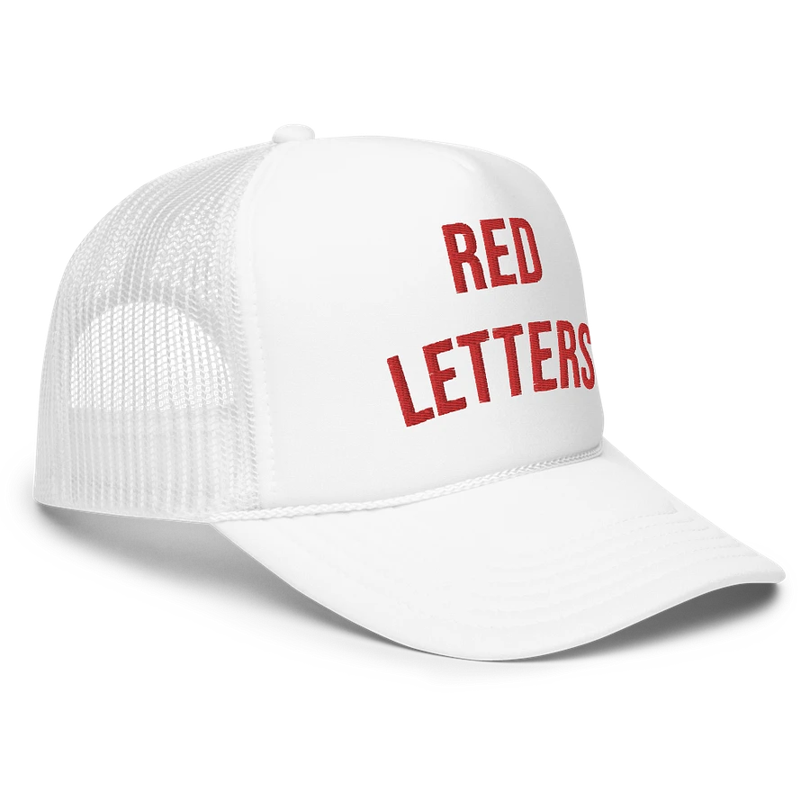 Red Letters White Hat product image (3)