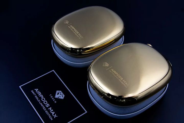 VIP TOUCH APPLE AIRPODS MAX 24KT GOLD LIMITED EDITION product image (2)