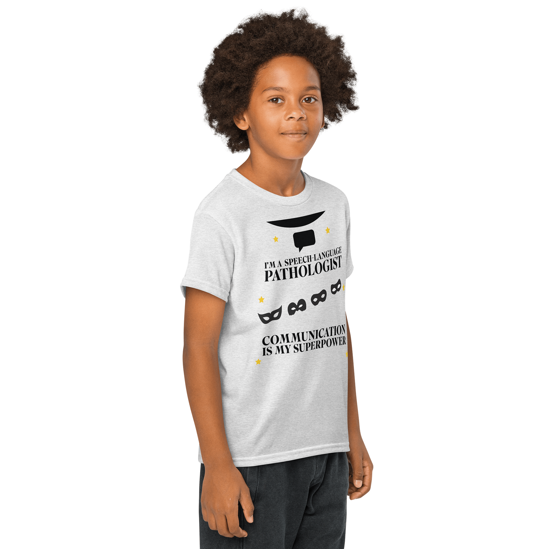 I am a Speech-Language Pathologist. Communication is My Superpower Kids T-Shirt product image (5)