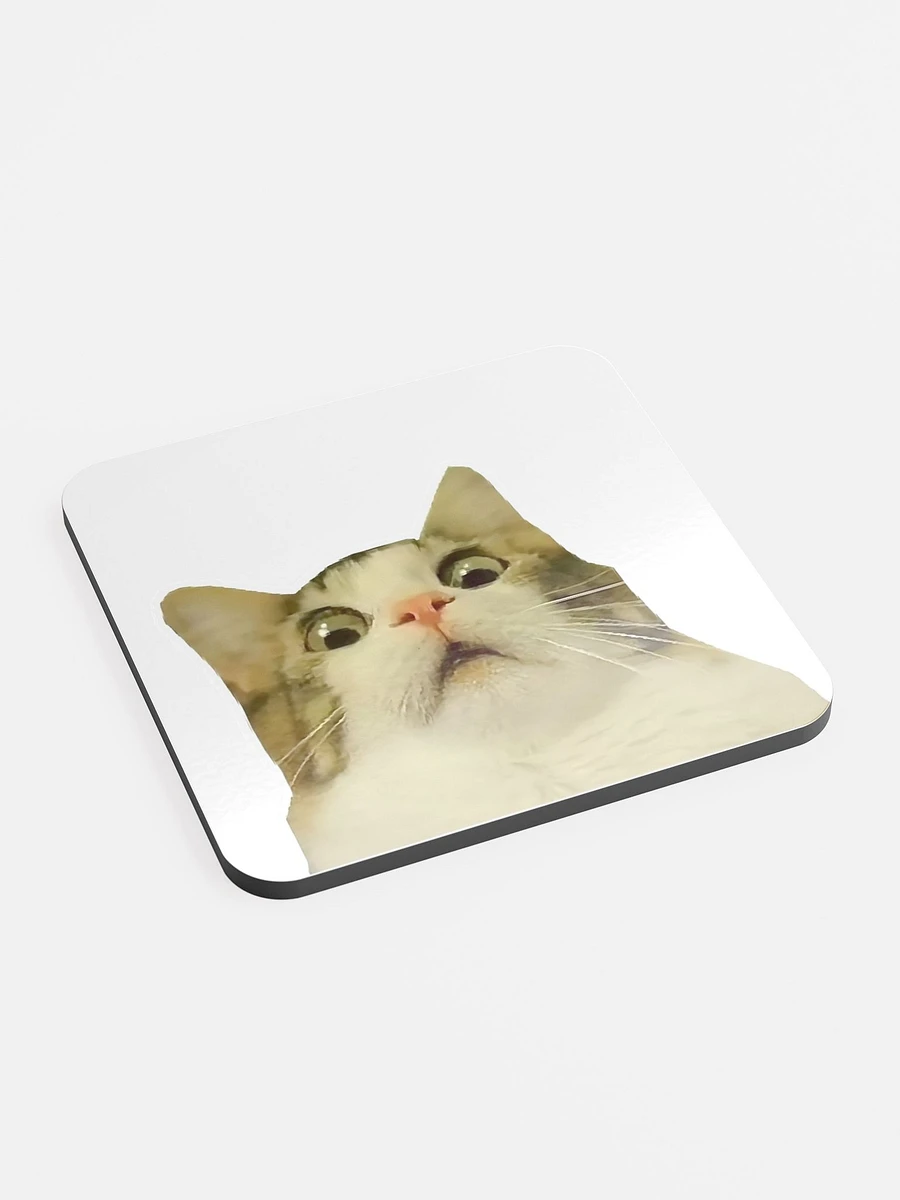 Glossed Cork Coaster: Meme Cats product image (2)