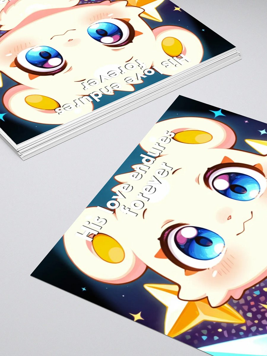 Bible Cuties Vicky - His love endures forever Sticker product image (7)