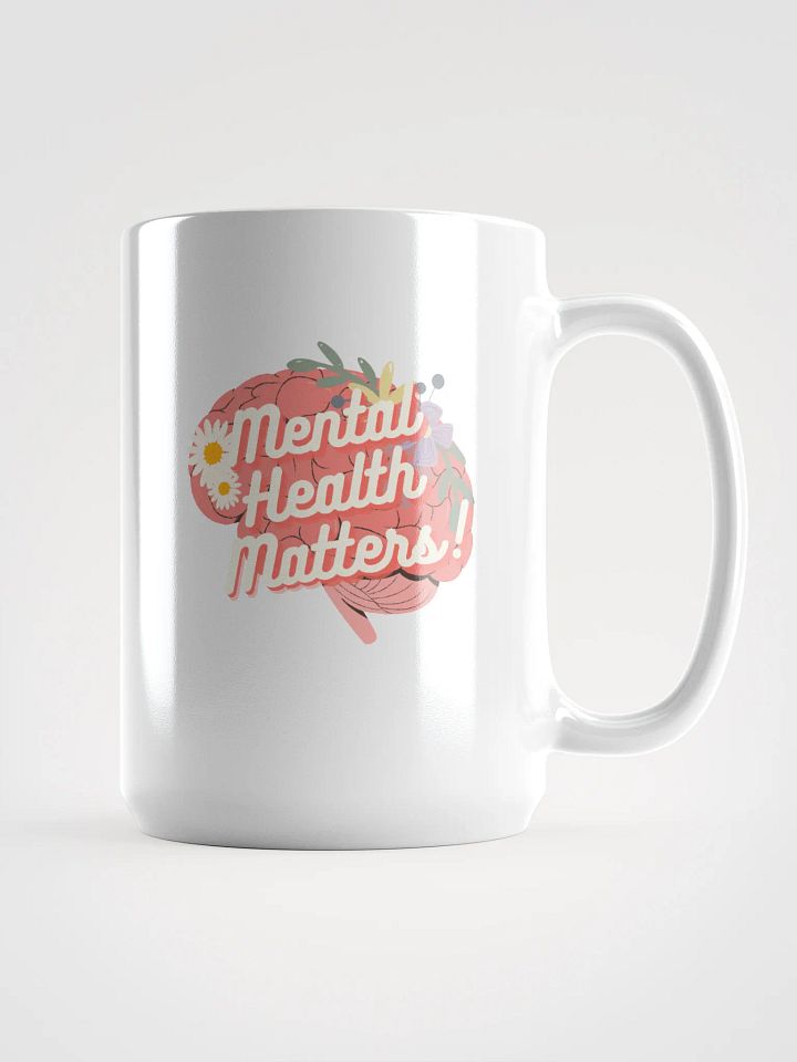 Floral Brain Mental Health Matters Mug product image (1)