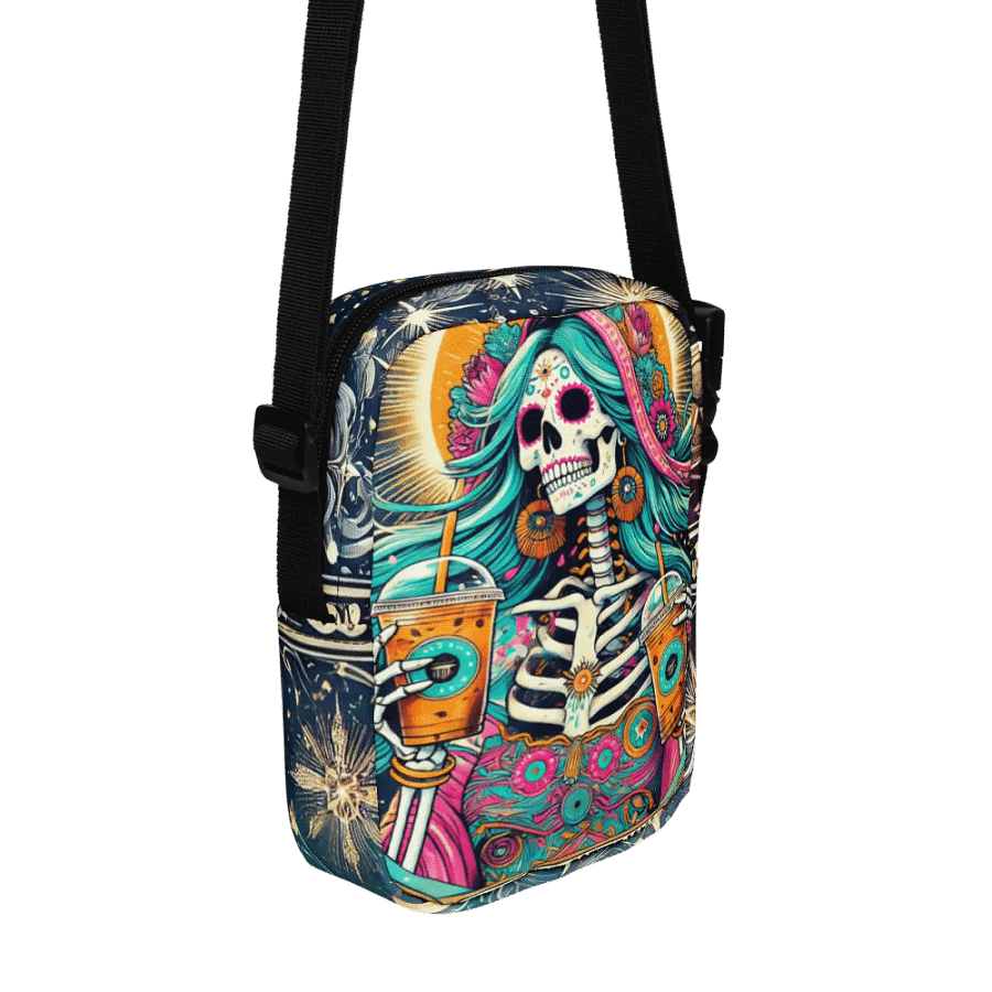 Day of the Dead Iced Coffee Mama Crossbody Bag product image (3)
