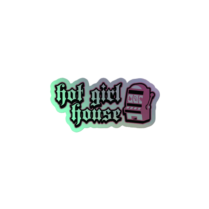 Goth Hot Girl House Slot Machine Sticker product image (2)