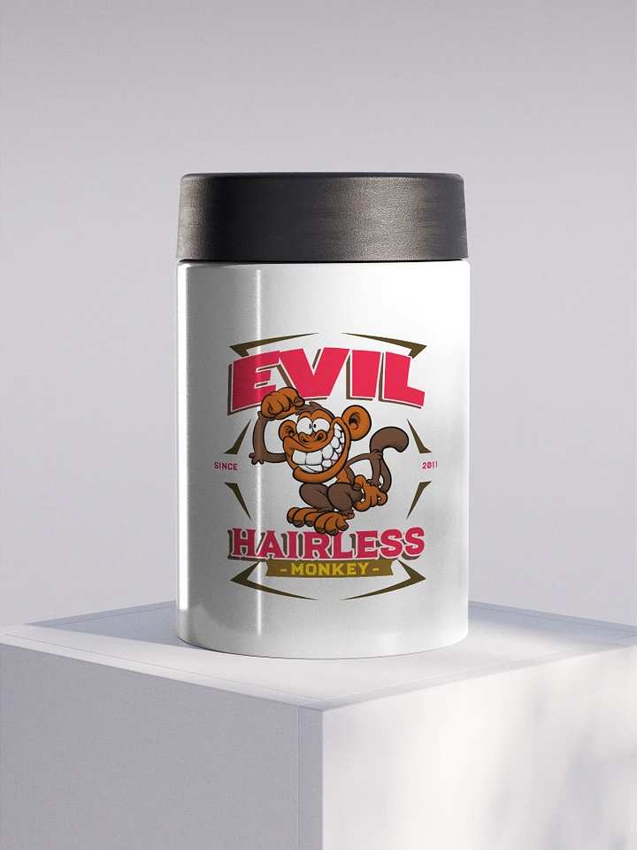 Evil Hairless Monkey v2 - Koozie product image (1)