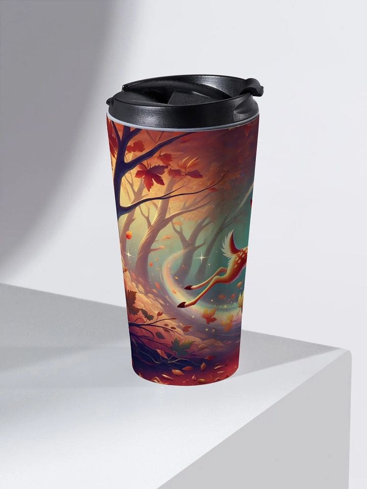 Magical Forest Deer Stainless Steel Travel Mug product image (2)