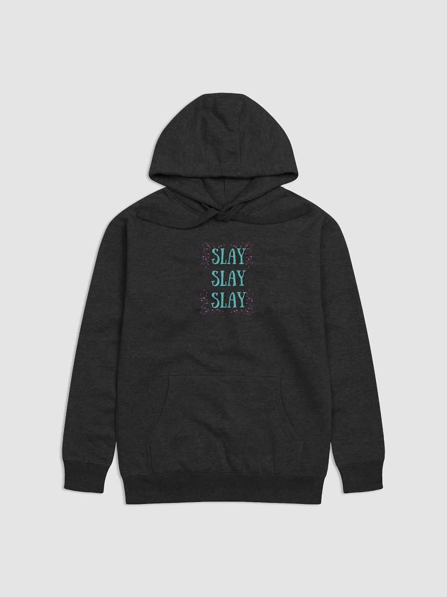 Slay All Day Turquoise Glitter Hoodie product image (5)
