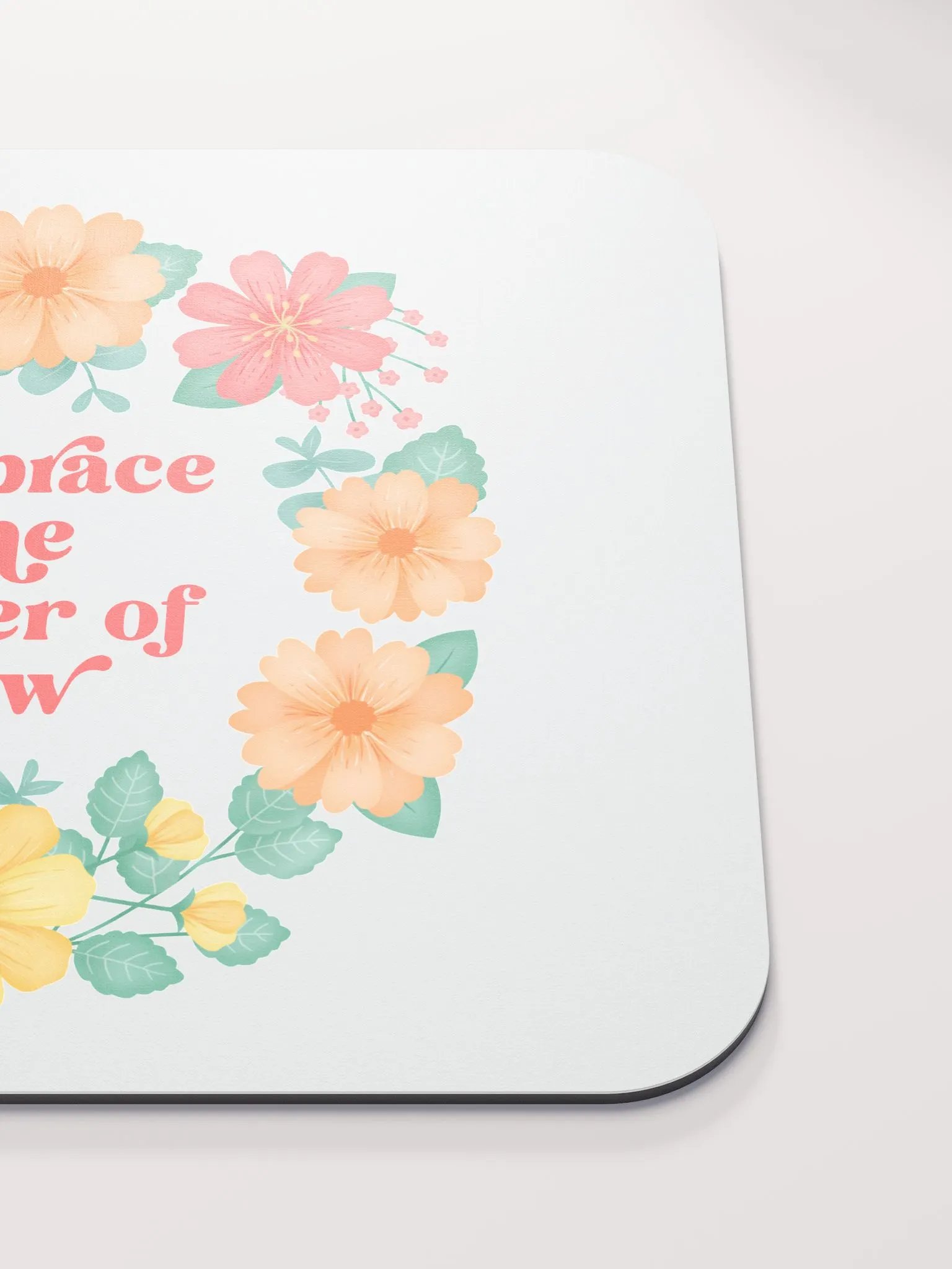 Embrace the power of now - Mouse Pad White product image (5)