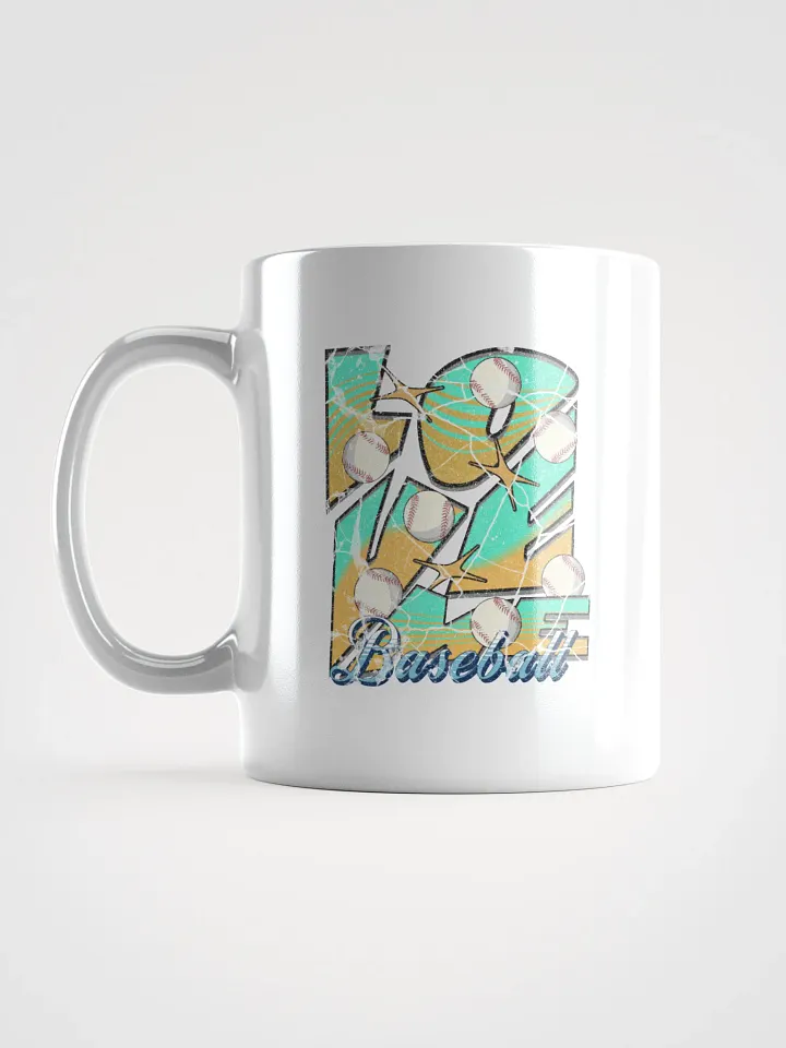 Love Me Baseball Starry Teal Mug product image (1)