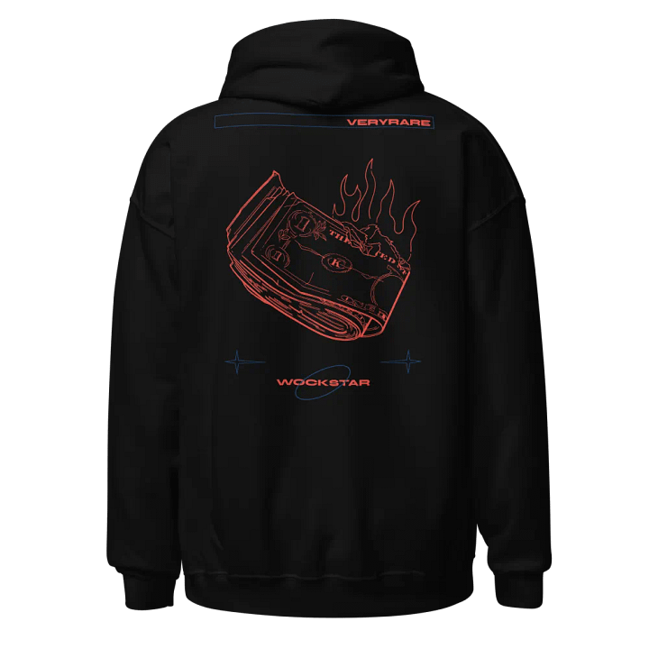 VERYRARE Collection - "Burning Revenue" Embroidered Pullover Hoodie product image (1)