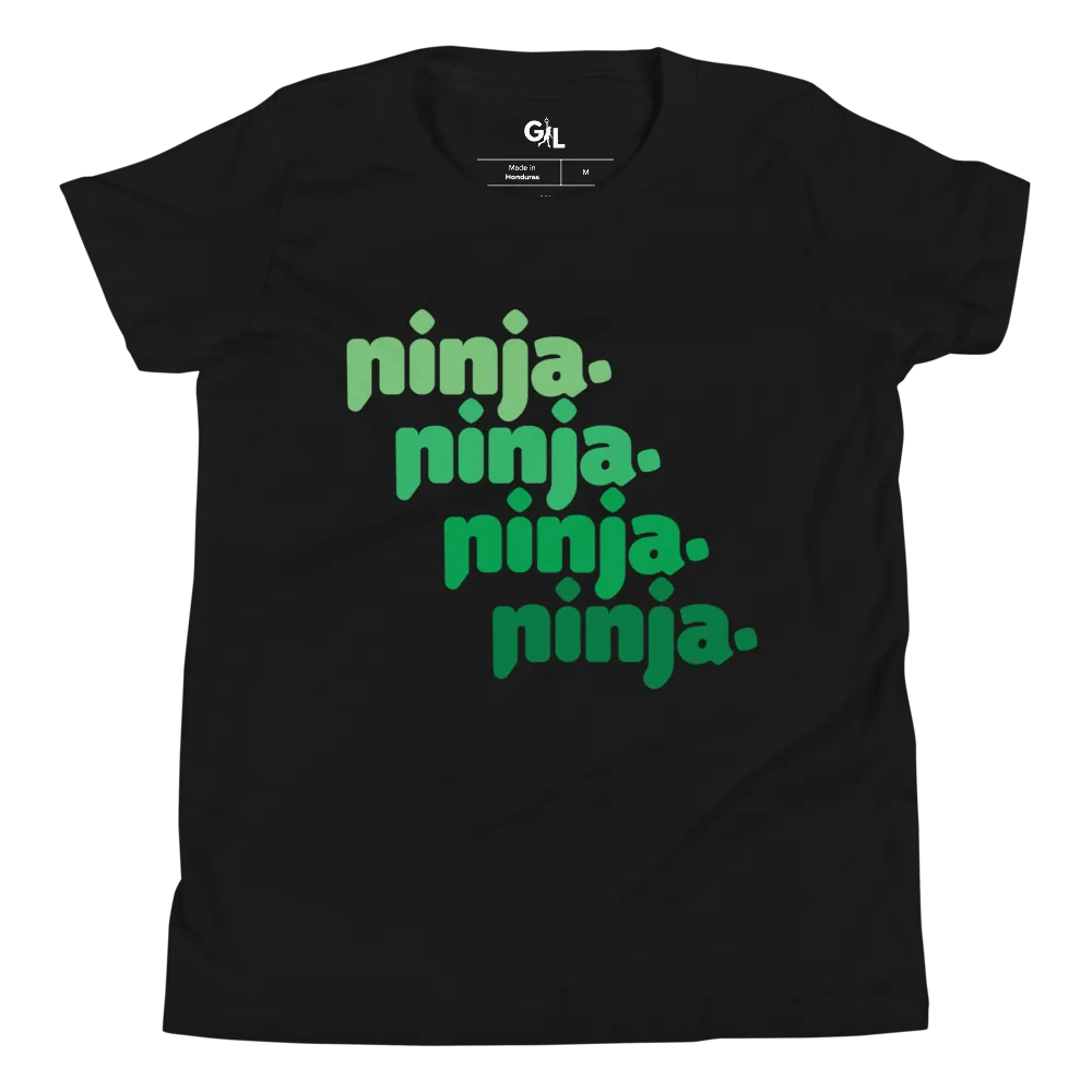Quad Ninja Kids Tee: Green product image (1)
