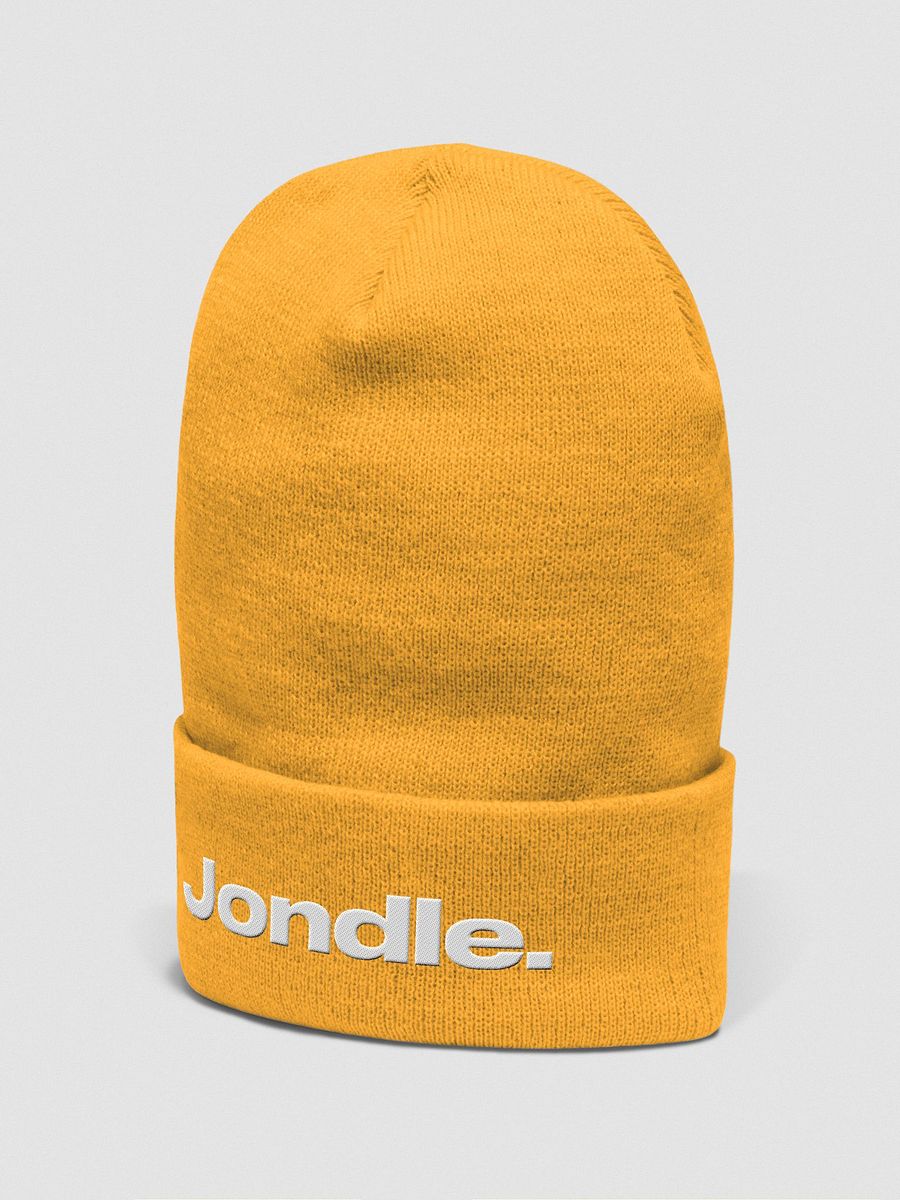 1/1 Signed Gold "Jondle." Beanie (Embroidered) product image (3)