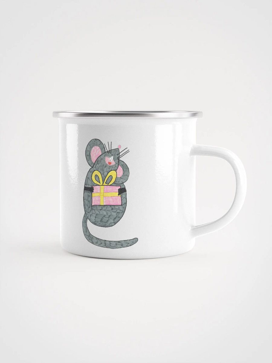 Present mouse enamel mug product image (1)