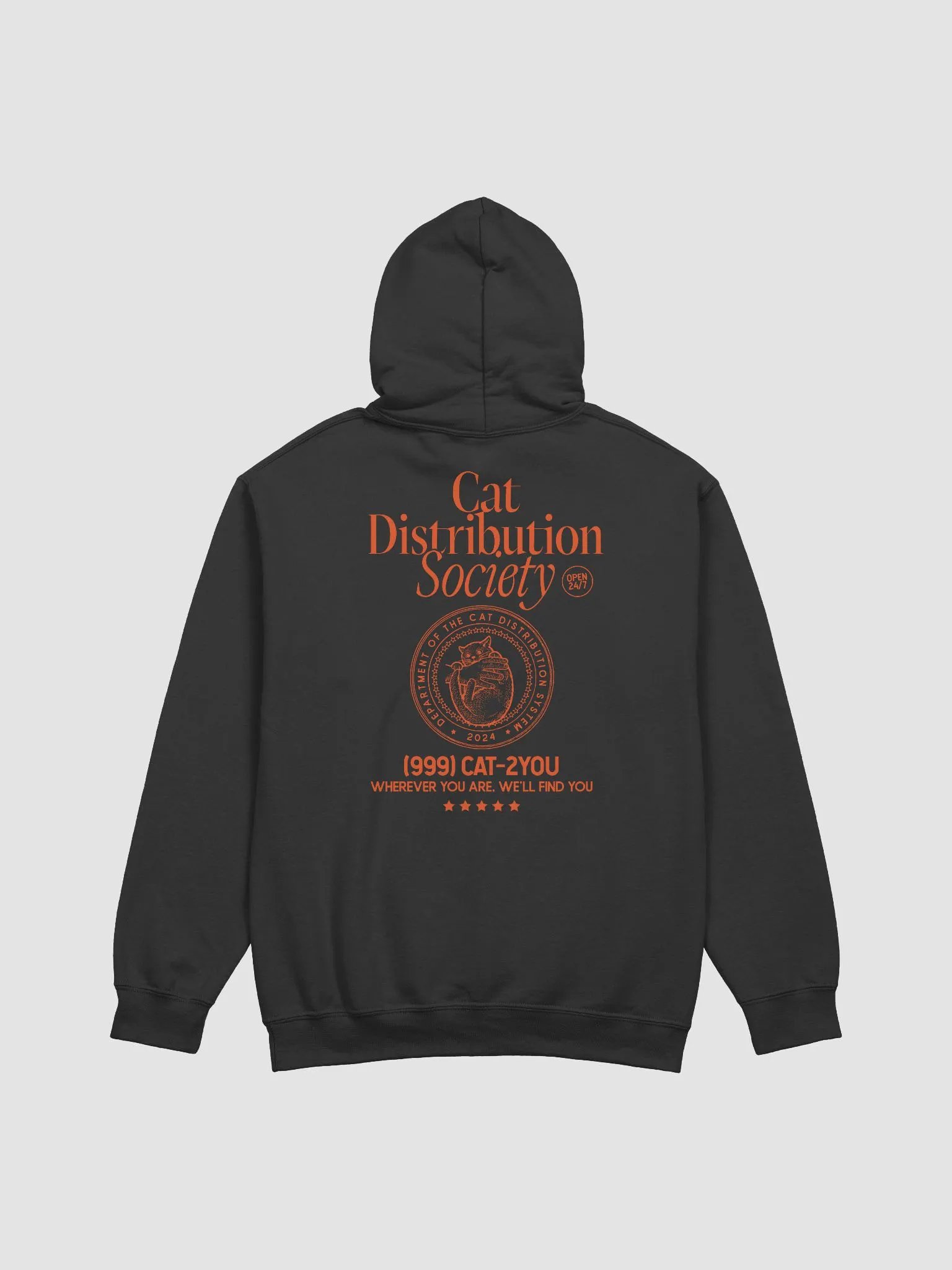 Cat distribution society hoodie product image (5)