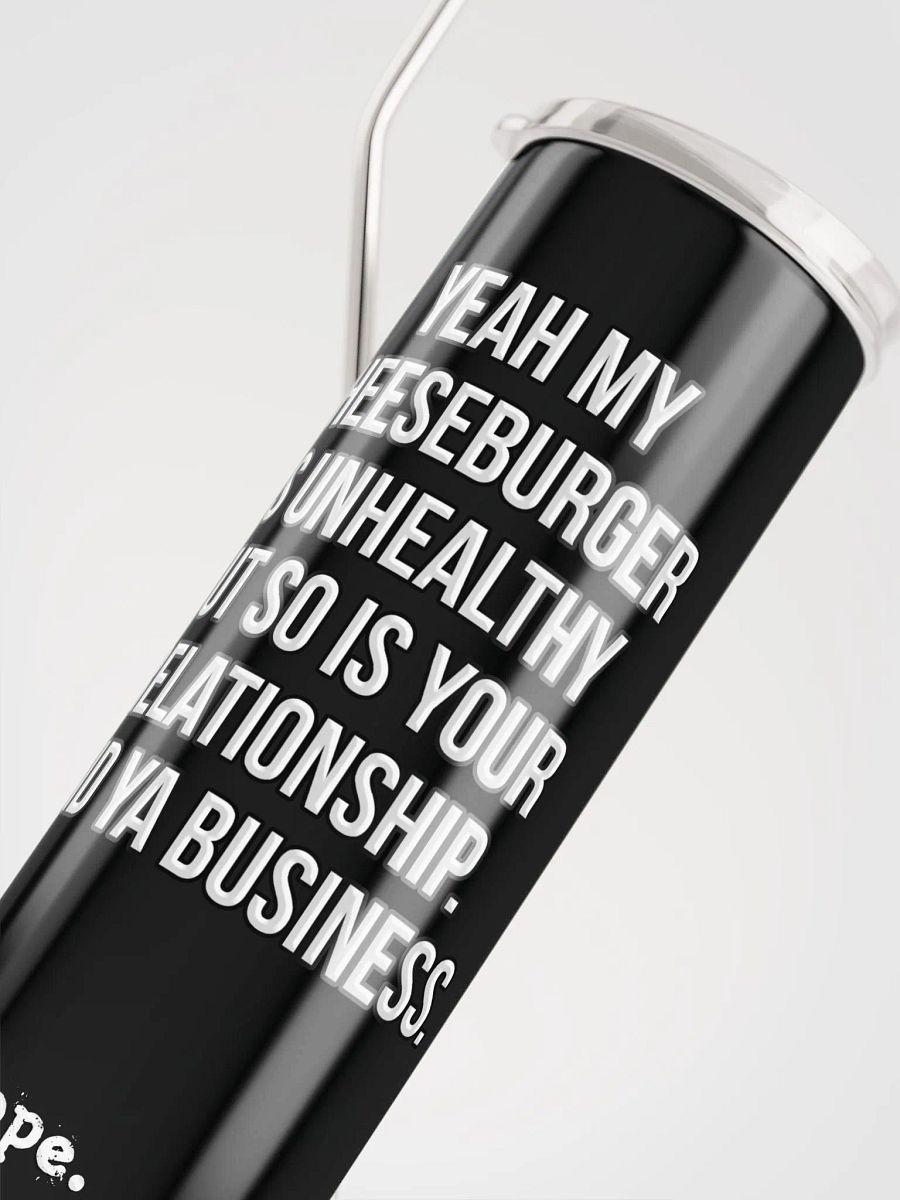 nope. resolute - cheeseburger tumbler 1 product image (5)