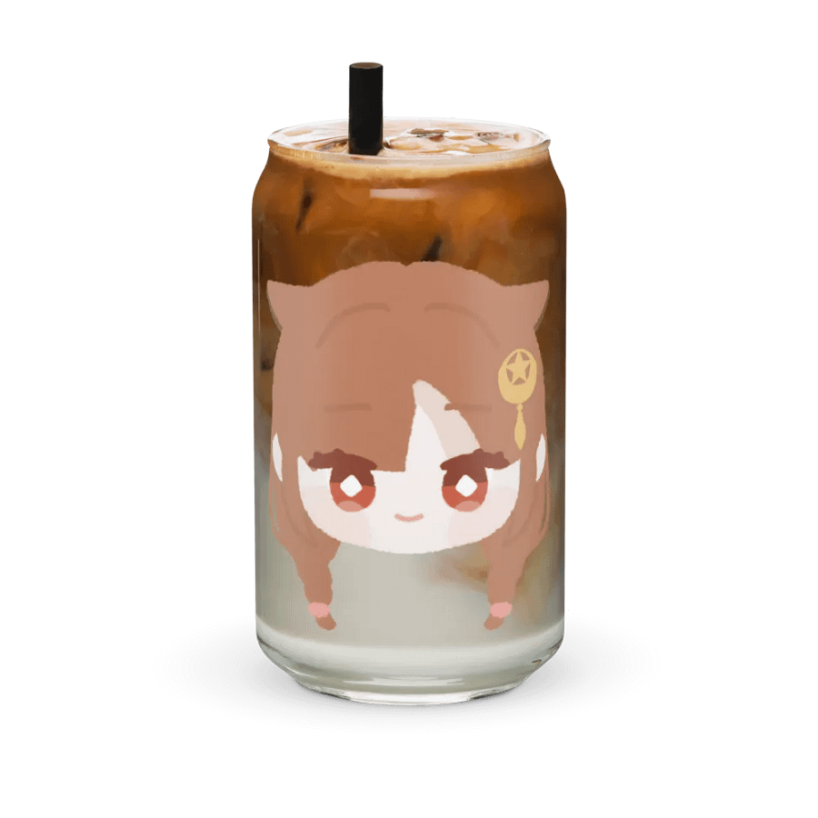 Lovely Pattern Sipper Glass: Anime-Inspired Can Shape product image (36)