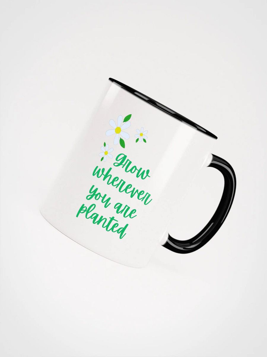 Daisy Grow Wherever You Are Planted Ceramic Mug Yellow, product image (21)