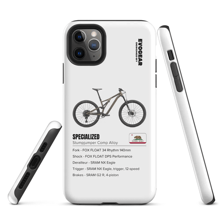 White Specialized Stumpjumper Comp Alloy iPhone Case product image (5)