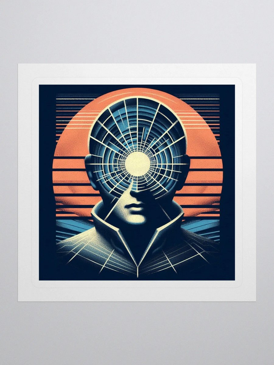 Symmetric Web Head Kiss Cut Stickers product image (1)