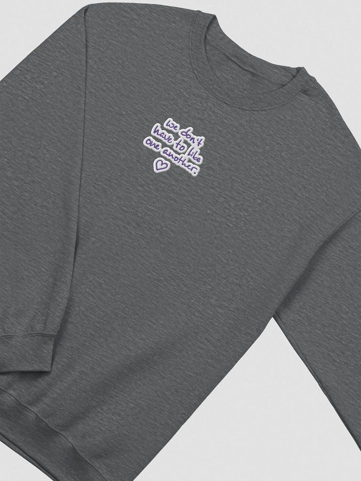 ONE ANOTHER (purple bubble design) embroidered crewneck product image (1)