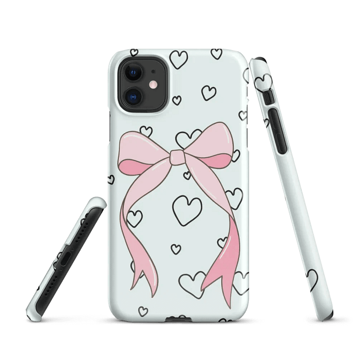 Pink Bow iPhone® Snap Case product image (1)