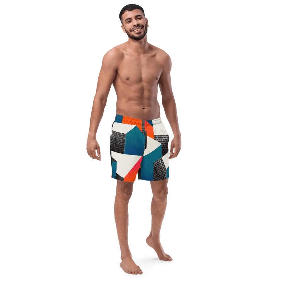 Urban Geometry All-Over Swim Trunks product image (7)