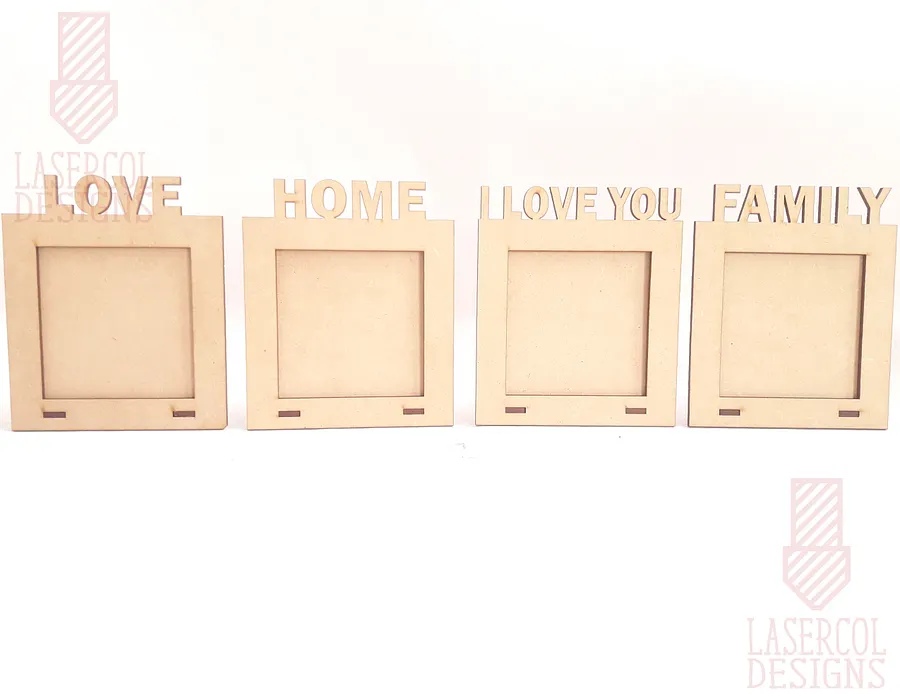 Square Photo Frames - Laser Cut Files product image (2)