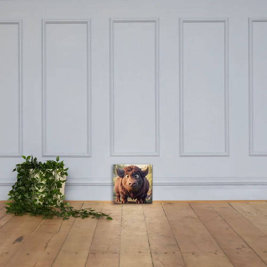 Endangered Species - Mexico - Bison Canvas Art product image (6)