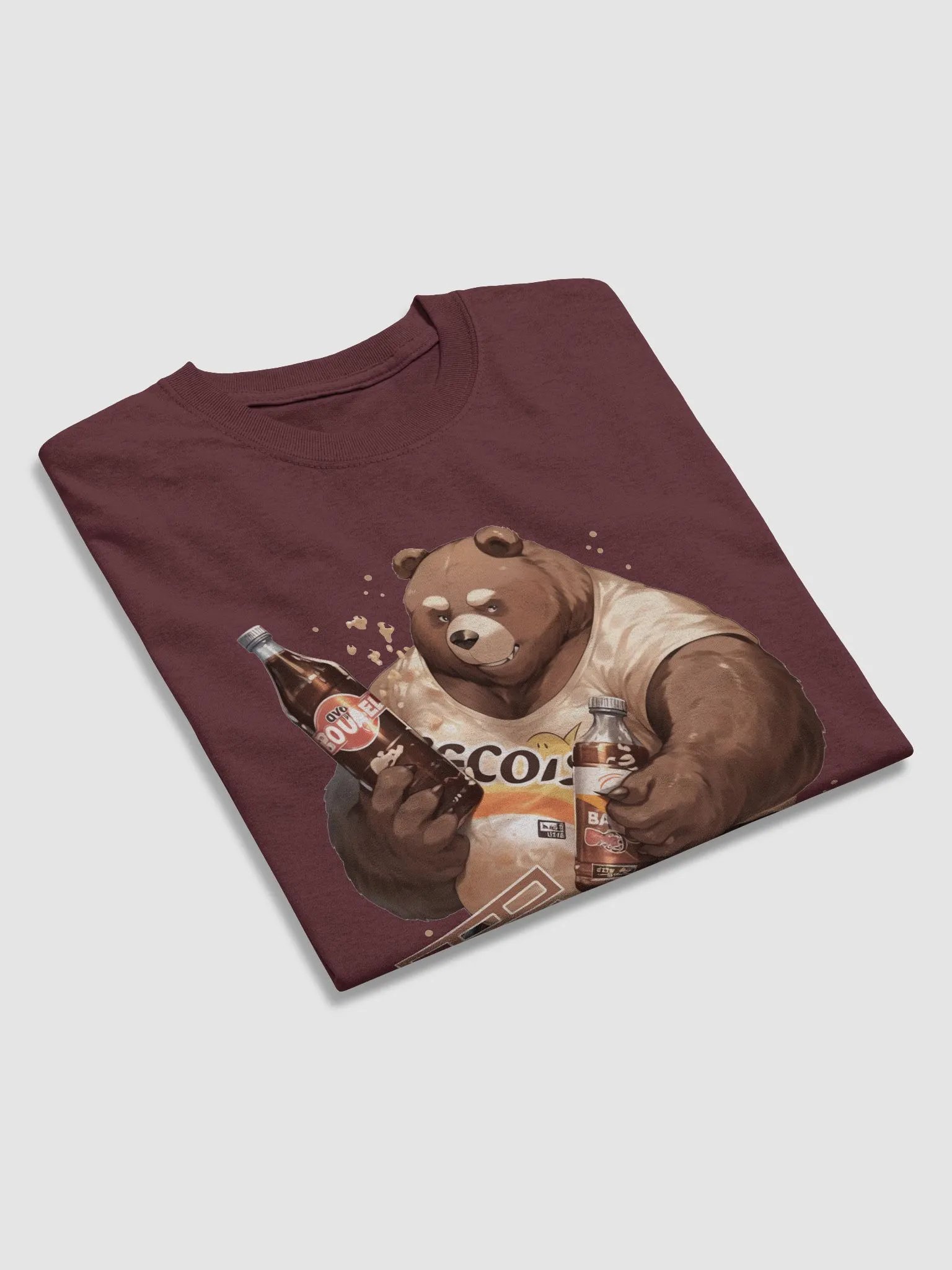 Higuma Masukotto - Soda - Dark Colored T-shirt product image (4)