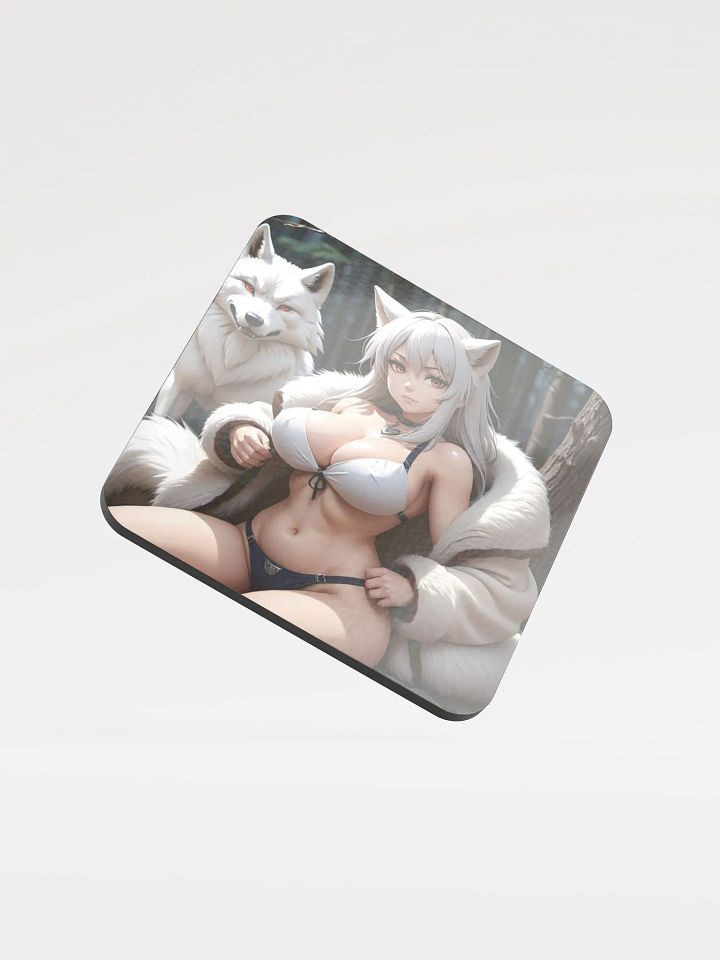Foxy Elegance Cork Coaster product image (1)