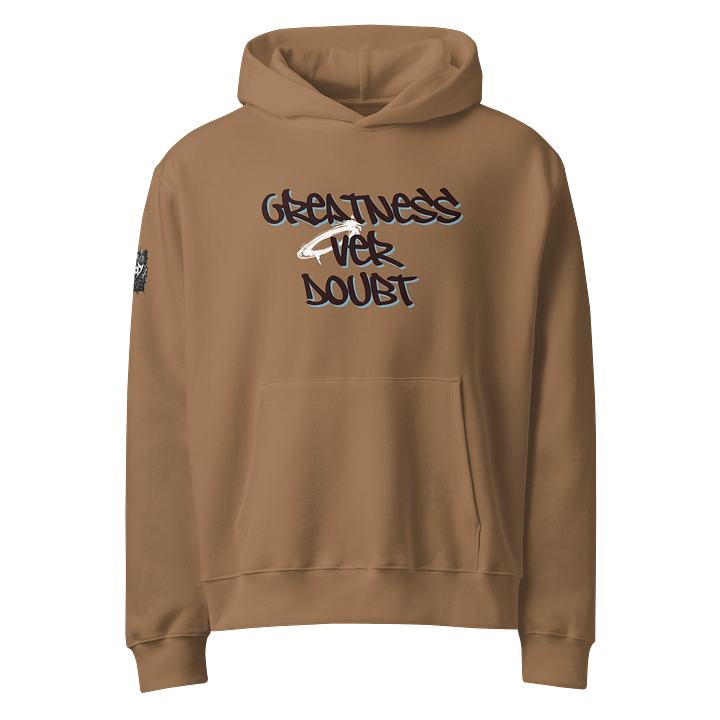 Rising Sons™ Greatness Over Doubt Oversized Premium Hoodie product image (2)