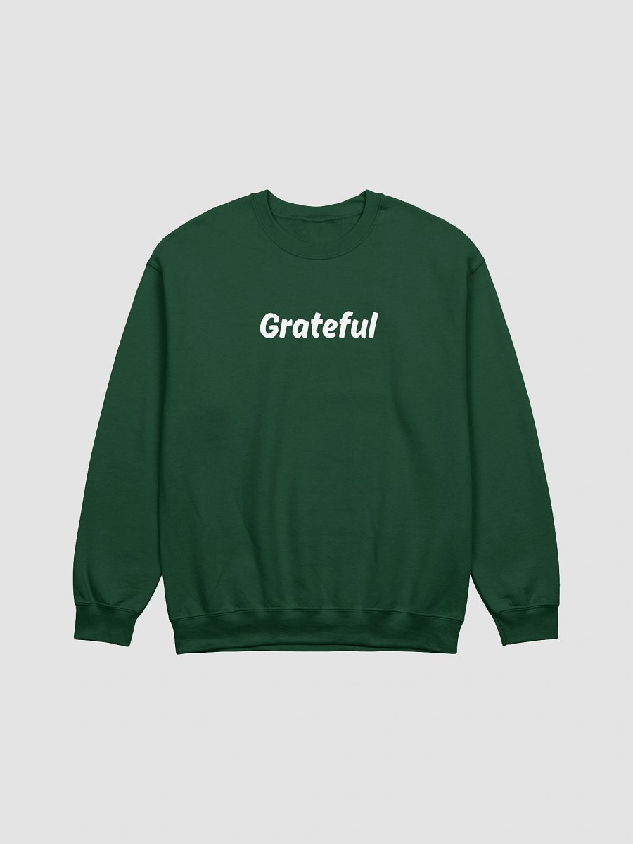 "Grateful" Upbeat Unisex Sweatshirt #2 product image (3)