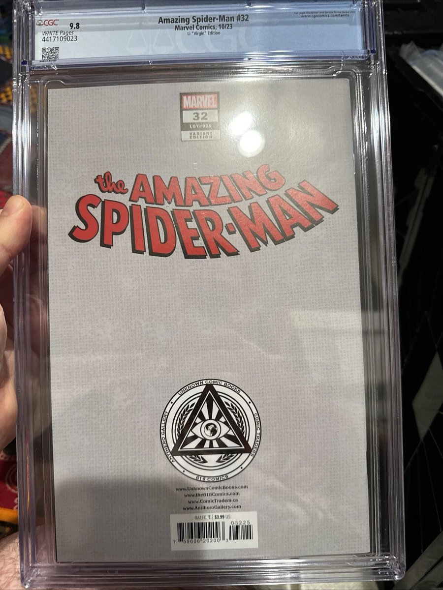 Amazing Spider-Man #32 (2023) | CGC 9.8 | Li Virgin Variant | Spider-Gwen Cover product image (2)
