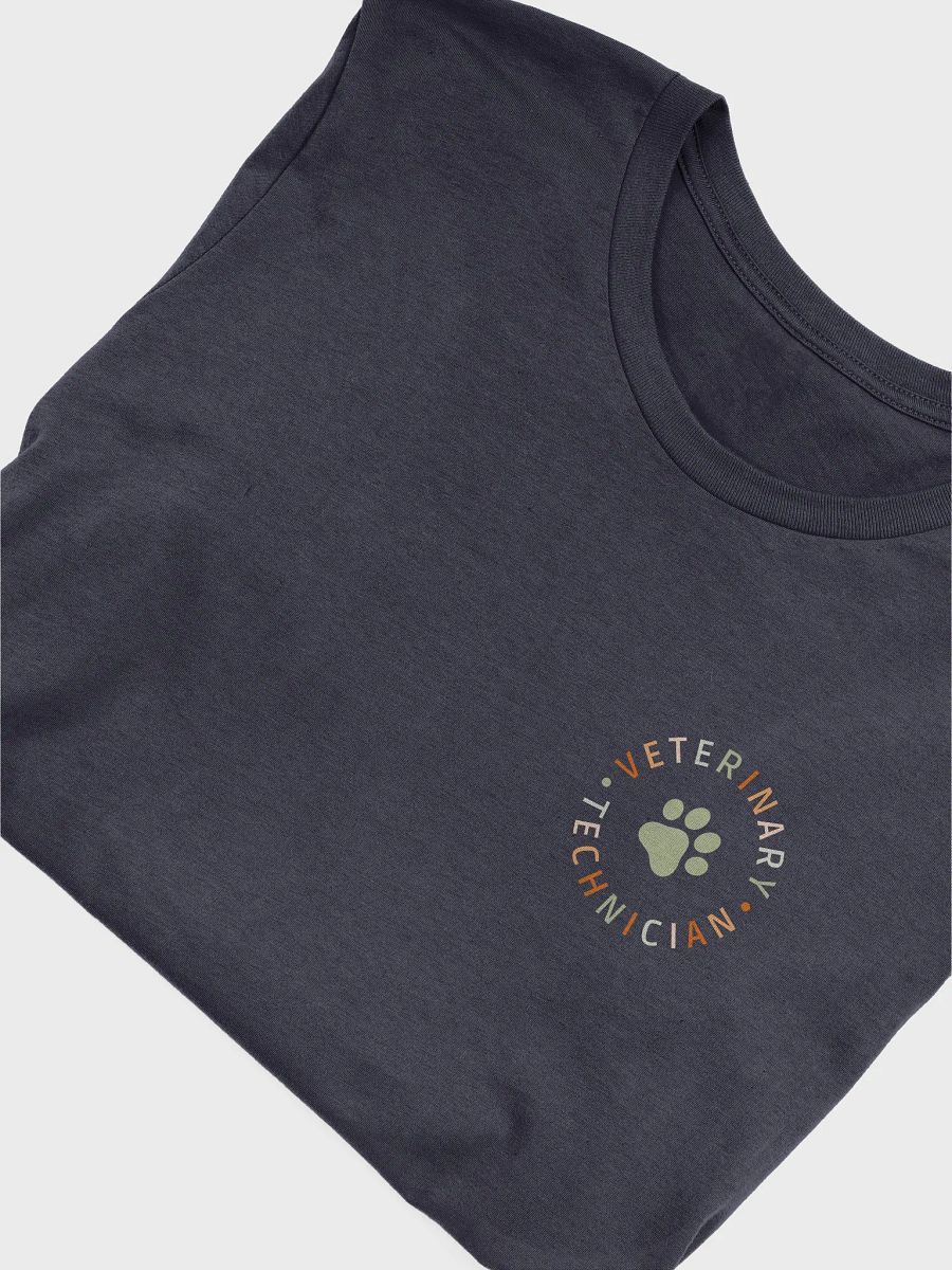 "Veterinary technician - pastel colors" t-shirt (dark background) product image (3)