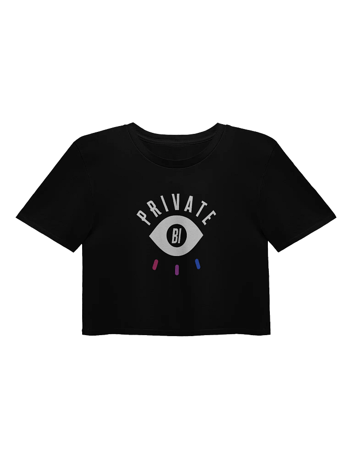 Private Bi Crop Top (Black) product image (1)