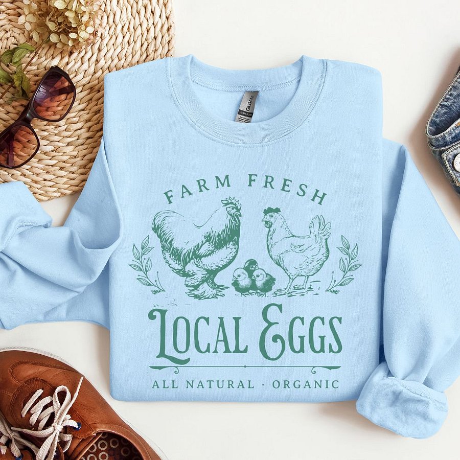 Farm Fresh Local Eggs Sweatshirt product image (22)