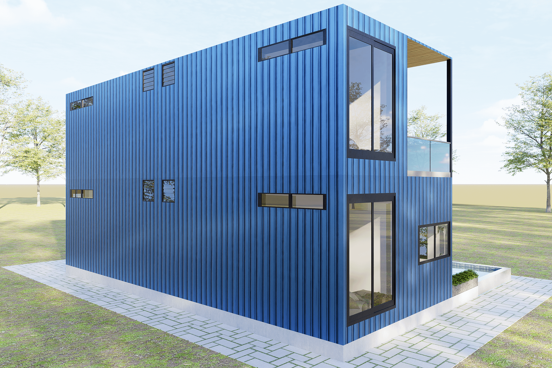 2-Storey 4BHK Container House product image (4)