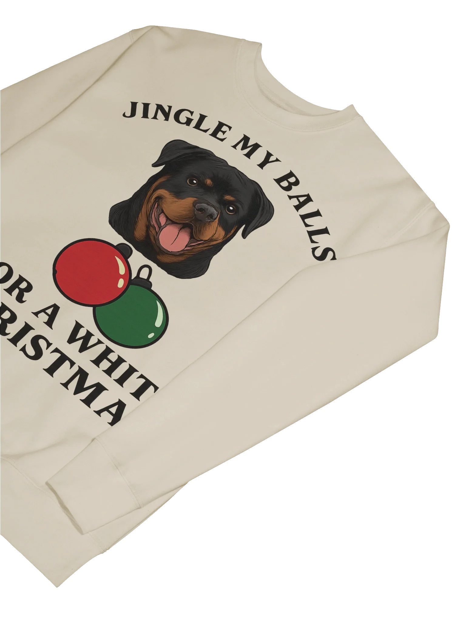 Jingle My Balls Rottweiler Christmas Sweatshirt product image (40)