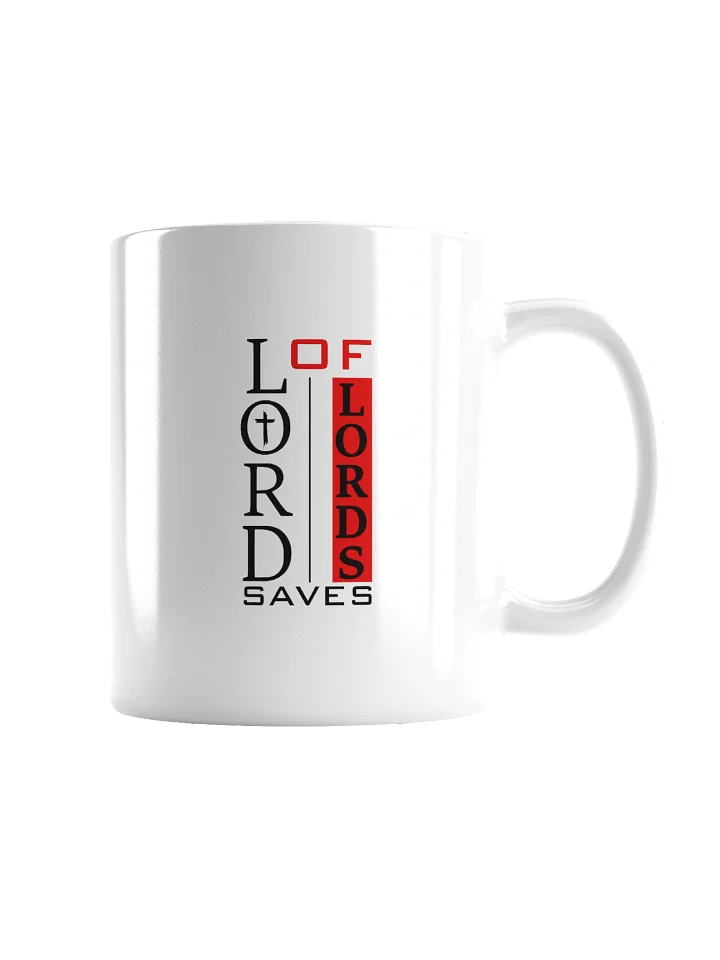 Lord of Lords Saves Christian 11 / 15 oz Mug | Jesus Christ Faith Gift | Inspirational Coffee Cup for Believers product image (6)
