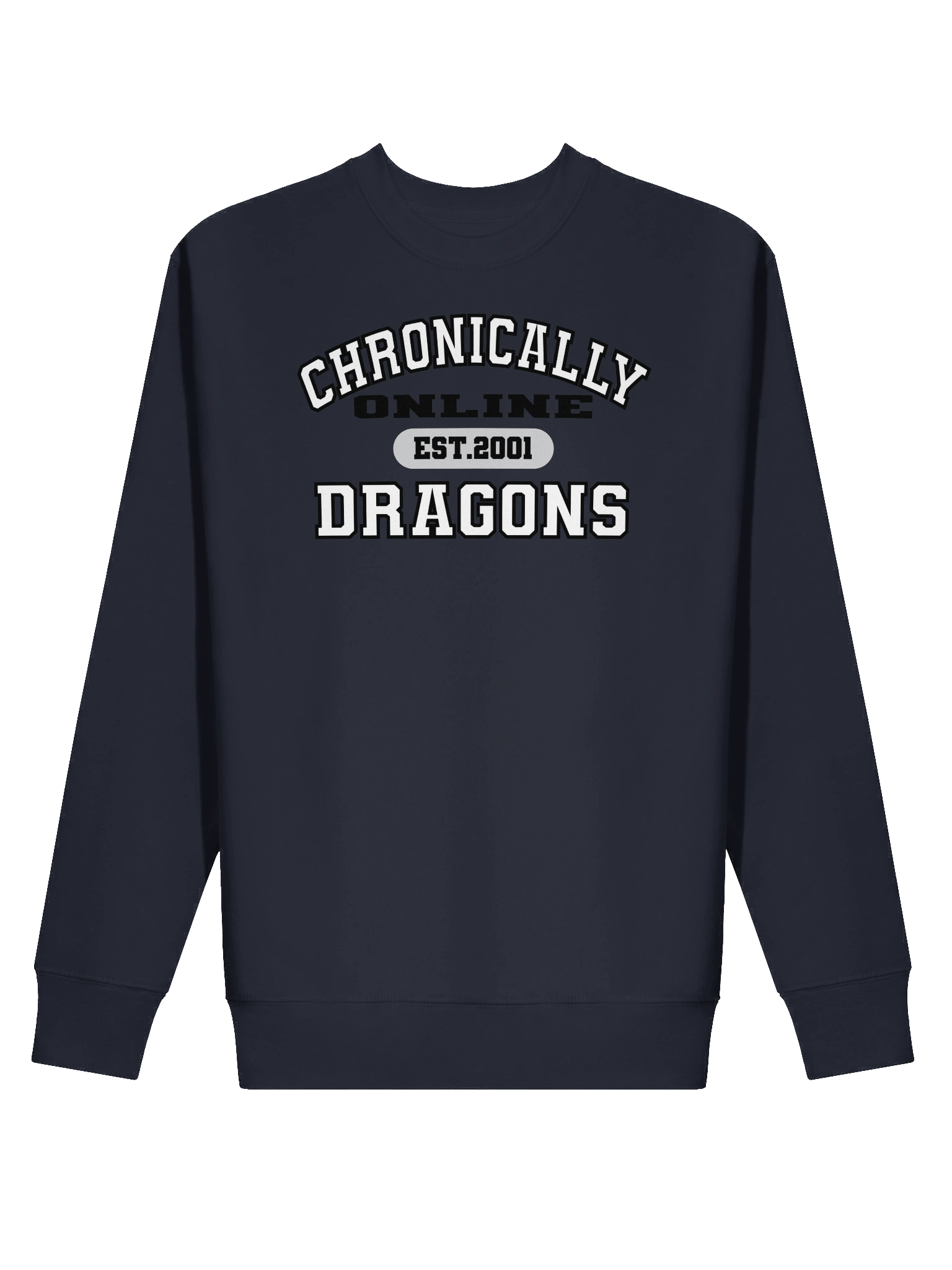 Chronically Online Collegiate Sports Sweatshirt product image (2)