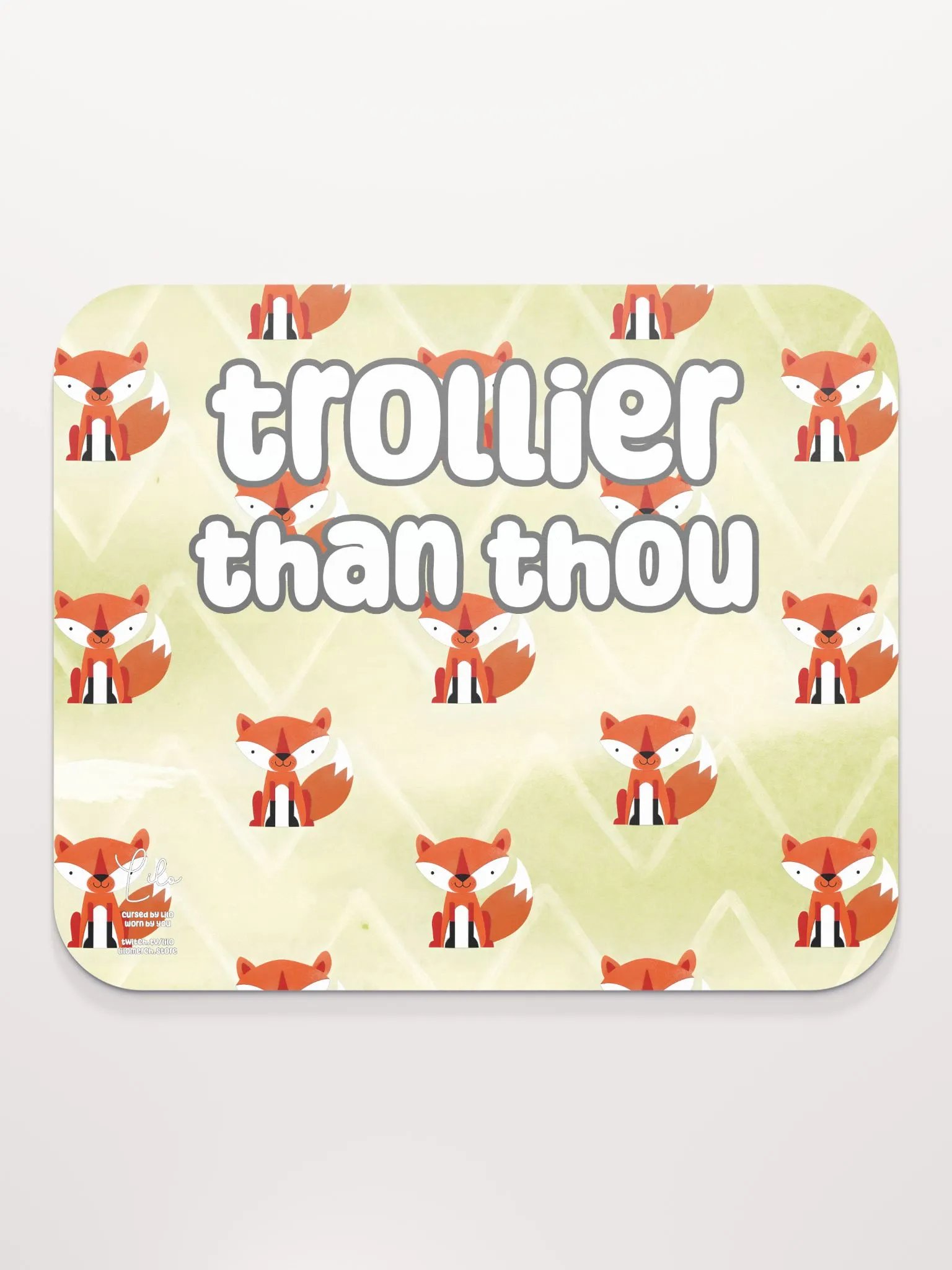 Trollier Than Thou Medium Mouse Mat - foxy product image (2)