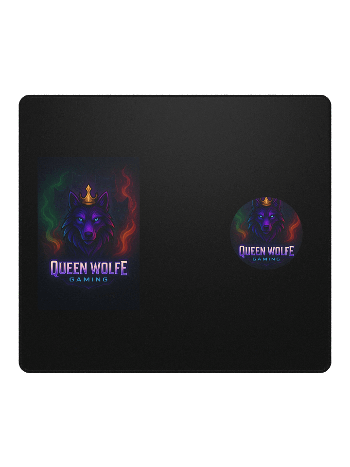 Crowned Wolf Gaming Mouse Pad product image (2)