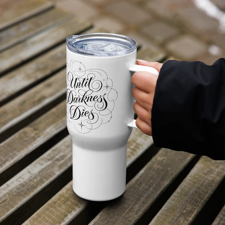 Until Darkness Dies (swirls design) Travel Mug product image (16)