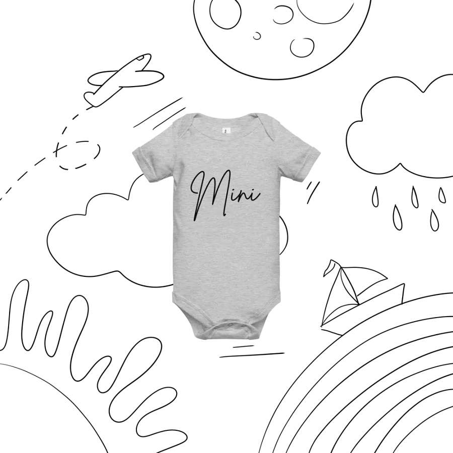 Mamma and mini matching unisex onesie product image (21)