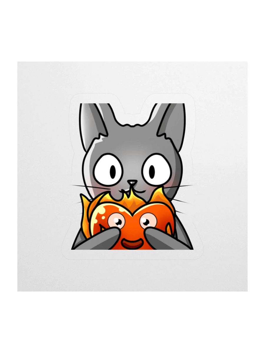 The Snaggletooth Heart Sticker product image (1)
