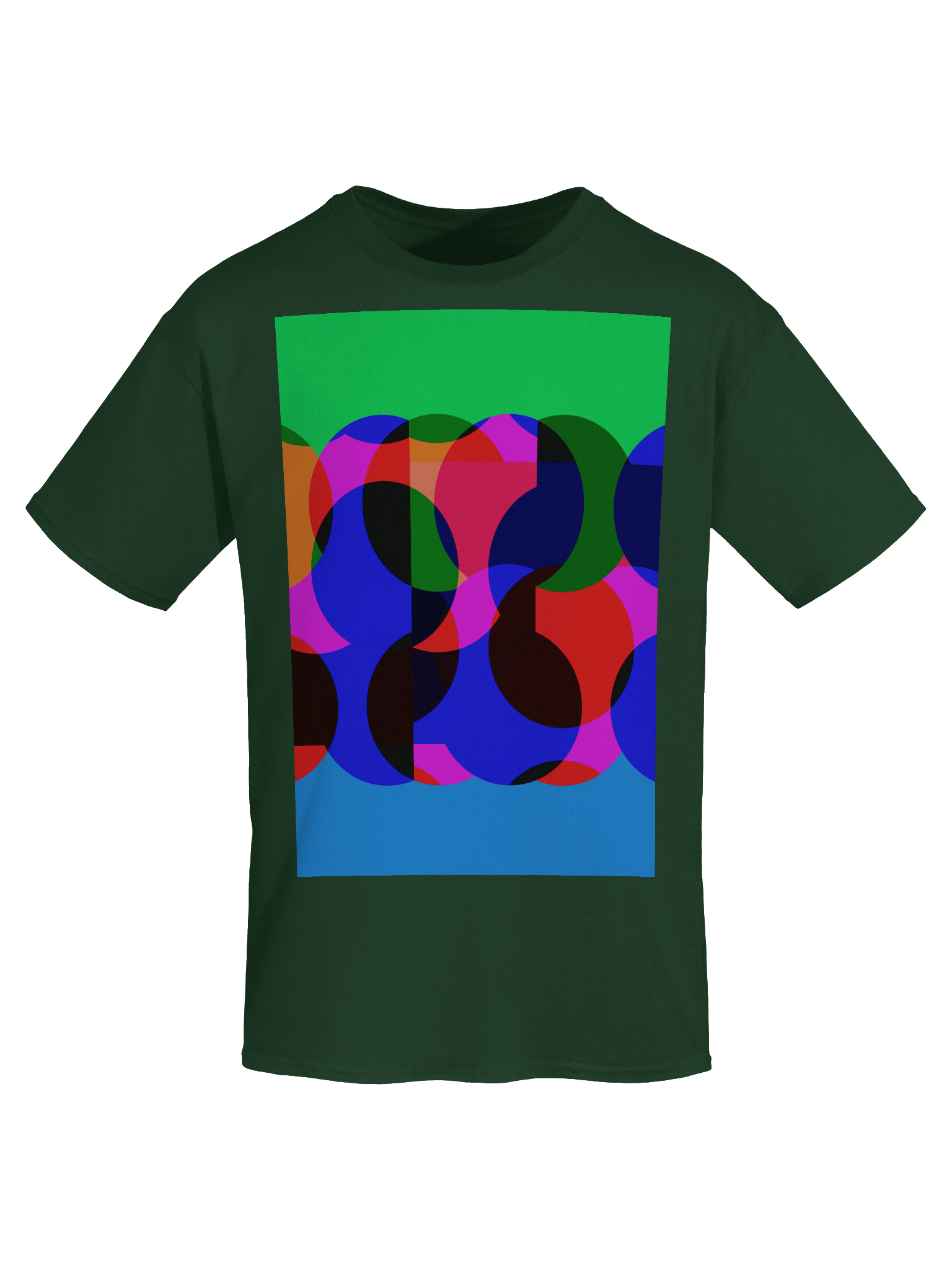 Abstract Circle Fusion T-Shirt product image (7)