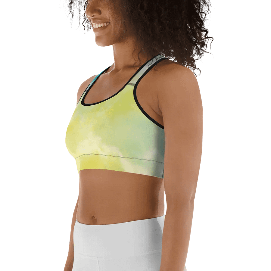 Blur cloud rainbow Design Sports Bra - V8 product image (6)