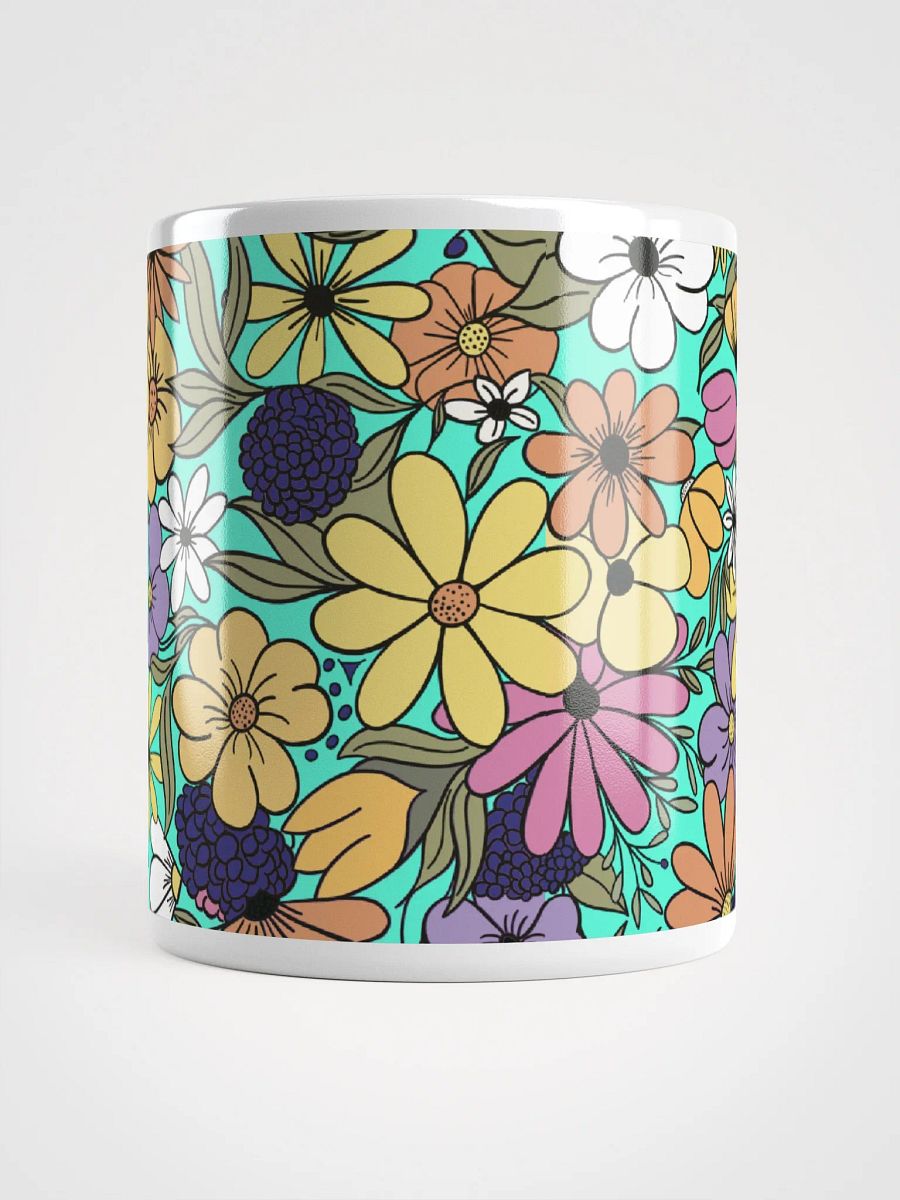 Flower Power Aqua Mug product image (10)